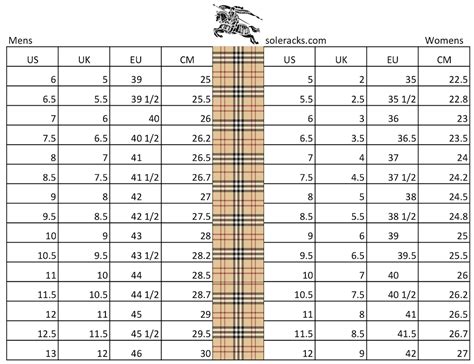 burberry men's size chart|Burberry Size Chart .